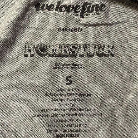 Homestuck Jade Harley Atom Puff Print Sheer Sleeves Thumbholes Small - Picture 3 of 13